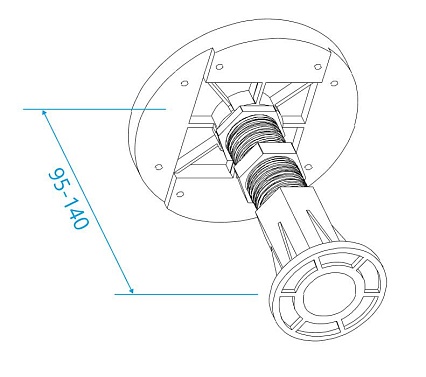 Ножки для поддона RGW N-01 STM, ST, STL