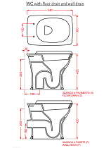 Приставной унитаз Artceram Civitas CIV003 01 00 белый