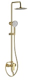 Душевая стойка Wonzon&Woghand Line WW-AE3354-BG брашированное золото