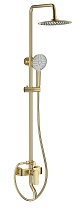 Душевая стойка Wonzon&Woghand Line WW-AE3354-BG брашированное золото