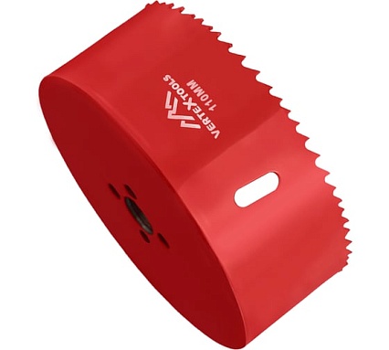 Коронка биметаллическая по металлу 110 мм Vertextools 2525-110
