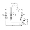 Смеситель для раковины Nicolazzi Mac Kinley 05 2208CR29 хром