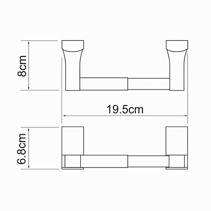 Держатель туалетной бумаги WasserKRAFT Leine K-5022