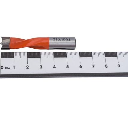 Сверло присадочное глухое 10x57x10 мм, для ЛДСП, левое WOODWORK 310.100.L