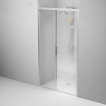 Душевая дверь Am.Pm Gem 110x195 прозрачное/матовое стекло, матовый хром