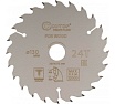 Диск пильный с тефлоновым покрытием по дереву Profi plus 130x1.1/1.8x20/16/12 мм, 24Т CUTOP 75-13024Т