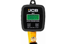 Пистолет для подкачки шин JCB с цифровым манометром 0-14бар, Psi-бар-Кпа-кг/см², шланг 350мм, жесткий удлинитель 150мм JCB-A612(58320)