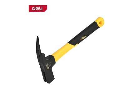 Молоток кровельщика Deli DL5060 600гр, магнит, противоскользящий боек, фибергласовая рукоять 168330