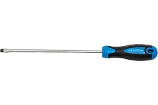 Плоская отвертка Hoegert Technik 6,5x200 мм, сталь S2 HT1S015