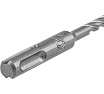 Бур по бетону Kranz SUPER 6x110мм, профессиональный, цельная крестовая пластина, SDS PLUS KR-91-0452