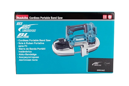 Ленточная аккумуляторная пила Makita 18В, Li-ion DPB184Z