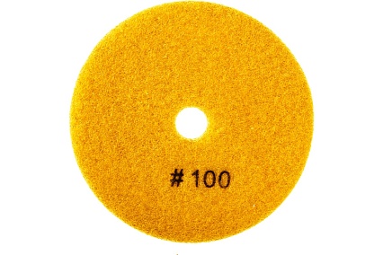 Круг алмазный гибкий шлифовальный АГШК (100 мм; Р100; без воды) Bohrer 55210010