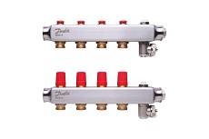Коллекторы Danfoss SSM-4 для 4 контуров 088U0804