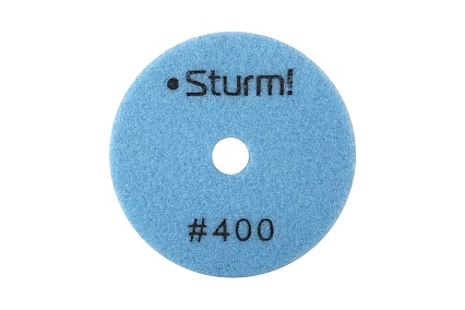Круги шлифовальные гибкие Sturm ! 9012-D100-400
