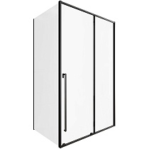 Душевой уголок Allen Brau Fantasy 2.0 130x100 3.11007.31 + 3.11014.31, прозрачный, черный матовый