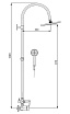 Душевая стойка Rav Slezak Colorado CO182.5/3