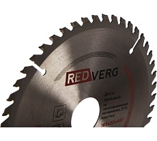 Диск пильный твердосплавный по ламинату (165х30/20 мм; 48 зубьев) Redverg 6621251