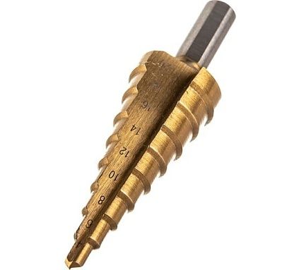 Сверло по металлу ступенчатое 4-20 мм Vertextools 4-20