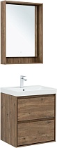 Мебель для ванной Aquanet Милан 60 см дуб рустикальный