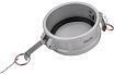 Алюминиевый камлок TITAN LOCK типа DC серия EcoLine, заглушка для ниппеля 4" TL400DCAL-EL