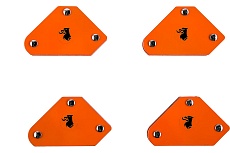 Уголки магнитные для сварки MCS (4 шт; углы 45/90/135; до 5 кг) Wester 344436