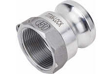 Алюминиевый камлок TITAN LOCK типа А серия EcoLine, ниппель внутр. резьба BSP 1 1/2&quot; TL150AAL-EL