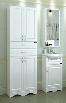 Мебель для ванной Санта Верона 45 см напольная, белый
