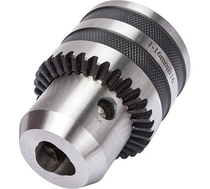 Патрон сверлильный с ключом В16, 1-16 мм AURA TOOLS 11011616