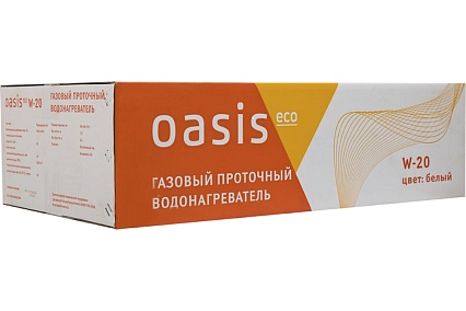Газовый проточный водонагреватель Oasis " Eco"20 кВт(б) 4670004375297
