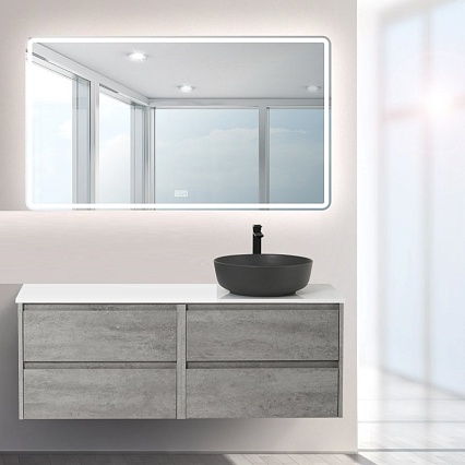 Тумба со столешницей BelBagno Kraft 120 см Cemento Grigio