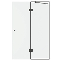 Шторка для ванны D&K Matrix 90x140 DG1109025 прозрачное, черный матовый