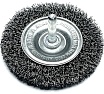 Щетка дисковая гофрированная Lessmann Д75x10, STA 0.20 мм, хвостовик 6мм 410132