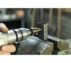 Сверло ступенчатое по металлу (8 ступеней; 10-45 мм) Дело Техники 216450