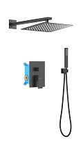 Душевой набор Aquatek Либра AQ1672MB черный матовый