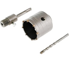 Коронка буровая в сборе, SDS-plus, 65 мм, М22 Тундра 1032463