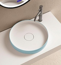 Раковина Abber Stein AS2604Blau 40 см голубой