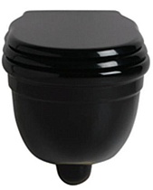 Подвесной унитаз Artceram Hermitage HEV010 03 00 nero черный