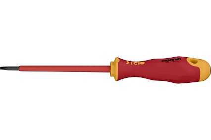 Диэлектрическая отвертка Felo Ergonic 3,5х0,6х100 плоская шлицевая 41303590