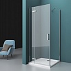 Душевой уголок BelBagno KRAFT-AH-12-100/90-C-Cr-L 100x90 прозрачный, хром, левый