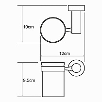 Держатель для стакана WasserKRAFT Donau K-9428