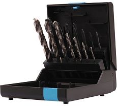 Набор машинных метчиков VOLKEL M3-M12 HSSE-VAP DIN371/376 (+ сверла) 14 предметов V47858