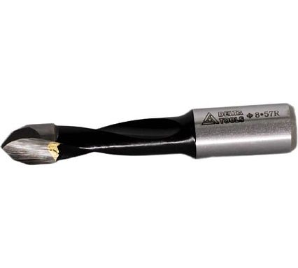 Сверло сквозное 8х57 мм, хв-к 10 мм, R Deltatools 06-0082