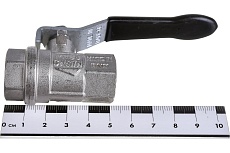 Шаровой кран RUB BRECIA 3/8 DN10 PN65, ВР-ВР, S.33, промышленный, ручка S33C00