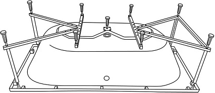 Каркас для ванн Excellent MR-16 Arana