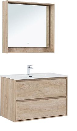 Мебель для ванной Aquanet Милан 100 см дуб светлый Мебель для ванной Aquanet Милан 100 см дуб светлый
