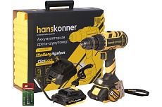 Аккумуляторный шуруповерт Hanskonner HCD1865