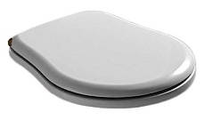 Крышка-сиденье Kerasan Retro 109301 белый/бронза