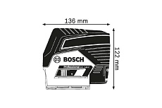 Комбинированный лазерный нивелир Bosch GCL 2-50 C + крепление RM2 0.601.066.G00