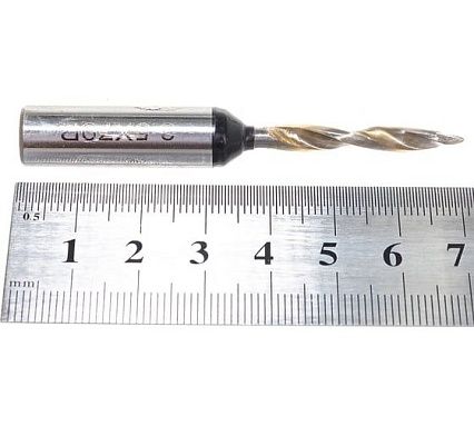 Сверло присадочное монолитное сквозное (3.5x35x70 мм; S=10x30 мм; RH) ROTIS 424.03.570R