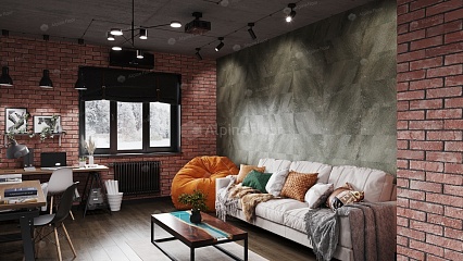Настенная кварц-виниловая плитка Alpine Floor Wall Авенгтон 609,6x304,8x1 мм, ECO 2004-4
